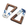Resin and Walnut Pendants FIND-R051-03B-2