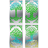 4Pcs 4 Style Stainless Steel Cutting Dies Stencils DIY-BC0003-47-1