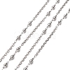 Tarnish Resistant 3.28 Feet 304 Stainless Steel Decorative Rolo Chains X-CHS-E001-03P-1