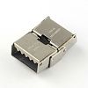 Tarnish Resistant Smooth Surface 201 Stainless Steel Watch Band Clasps STAS-R063-84-3