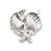 Non-Tarnish 304 Stainless Steel Pendants STAS-I197-003P-3