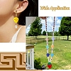 1 Strand Handmade Lampwork Bumpy Beads Strands LAMP-YW0004-10-6