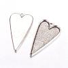 Tibetan Style Alloy Big Pendant Cabochon Settings LF11251Y-NF-1