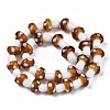 Mushroom Handmade Lampwork Beads Strands LAMP-R116-24-2
