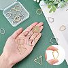 32Pcs 8 Style 304 Stainless Steel Chandelier Components Links STAS-UN0022-94-2