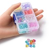 320Pcs 8 Style Transparent Acrylic Beads TACR-YW0001-65-5