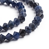 Natural Sodalite Beads Strands G-E560-E01-6mm-3