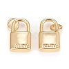 Brass Charms KK-Q765-02G-1