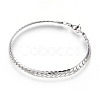 Tarnish Resistant 304 Stainless Steel Curb Chain Bracelets BJEW-L636-02A-P-1
