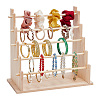 5-Tier Wood Scrunchie Riser Holders ODIS-WH0030-1