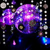 AHADEMAKER Iridescent Disco Theme Paper Garlands HJEW-GA0001-18-5
