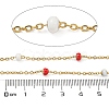304 Stainless Steel Enamel Link Chains AJEW-Z028-09G-09-2