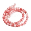 Natural Yellow Jade Beads Strands G-B128-A01-02-5