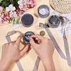 2Pcs Round Velvet Ring Boxes & Pendant Boxes Sets VBOX-CA0001-04A-3