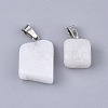 Natural White Jade Pendants G-Q996-32-2