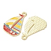 Ocean Alloy Enamel Pendants ENAM-B041-01Q-3