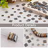 800Pcs 8 Styles Electroplate Non-magnetic Synthetic Hematite Beads G-PH0002-65-4