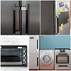 Polyester Refrigerator Door Handle Cover DIY-WH20002-634B-4