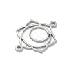 Chakra 304 Stainless Steel Connector Charms SA-CBA28C1-01C-P-2