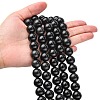 Natural Obsidian Beads Strands G-G099-14mm-24-4