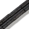 Synthetic Lava Rock Dyed Beads Strands G-H311-06-02-1