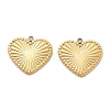 PVD Vacuum Plating 304 Stainless Steel Pendants STAS-R130-44G-1