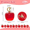 12Pcs Handmade Lampwork Pendants LAMP-CA0001-13B-2