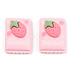 Opaque Resin Imitation Food Cabochons CRES-YWC0002-01A-3