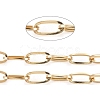 3.28 Feet Ion Plating(IP) 304 Stainless Steel Paperclip Chains X-CHS-F009-02B-G-1