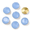 Pointed Back Glass Rhinestone Cabochons RGLA-T029-10mm-24-1