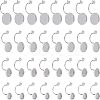 32Pcs 4 Styles 304 Stainless Steel Ear Nuts STAS-UN0033-26-1