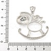 Rack Plating Brass Sew on Prong Settings KK-A217-02P-3