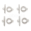 Alloy Toggle Clasps LS-TIBE-EA774Y-P-RS-1