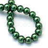 Baking Paint Pearlized Glass Pearl Round Bead Strands HY-Q003-10mm-71-4