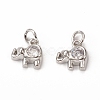 Glass Charms KK-E068-VB221-2