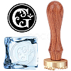 1Pc Golden Tone Brass Stamp Head DIY-CP0007-82G-1