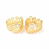 Brass Sew on Prong Settings KK-G461-08D-G-3