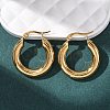 304 Stainless Steel Hoop Earrings X-EJEW-G458-02G-2