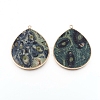 Natural Kambaba Jasper Pendants G-E526-01L-2