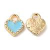 Eco-friendly Alloy Enamel Charms PALLOY-M212-03G-2