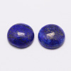 Dyed Half Round/Dome Lapis Lazuli Cabochons G-K019-16mm-01-1