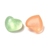 Transparent Resin Decoden Cabochons with Glitter Powder RESI-E053-08C-2
