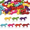 28Pcs 7 Colors Synthetic Turquoise Beads G-FS0005-94-1