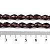 Transparent Glass Beads Strands EGLA-N013-T8mm-D05-4