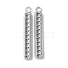Tarnish Resistant 304 Stainless Steel Pendant Cabochon Settings STAS-C066-15P-2