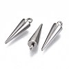 Non-Tarnish 201 Stainless Steel Pendants X-STAS-S117-002C-01-1