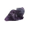 Natural Fluorite Carved Cat Figurine G-Q615-04C-2