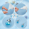 DIY Glass Ball Dangle Earring Making Kit DIY-PH0021-53-4