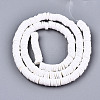 Handmade Polymer Clay Beads Strands CLAY-R089-6mm-077-2