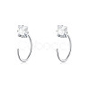 999 Fine Silver Stud Earrings FS-WG1D9DE-14-1